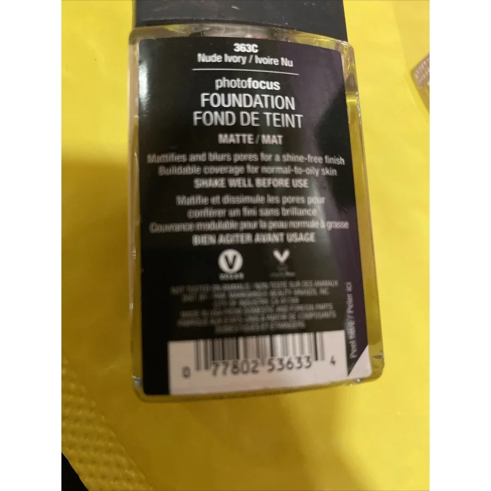 Wet N Wild‎ Photo Focus Foundation Nude Ivory 1 Ounce 3 Pack